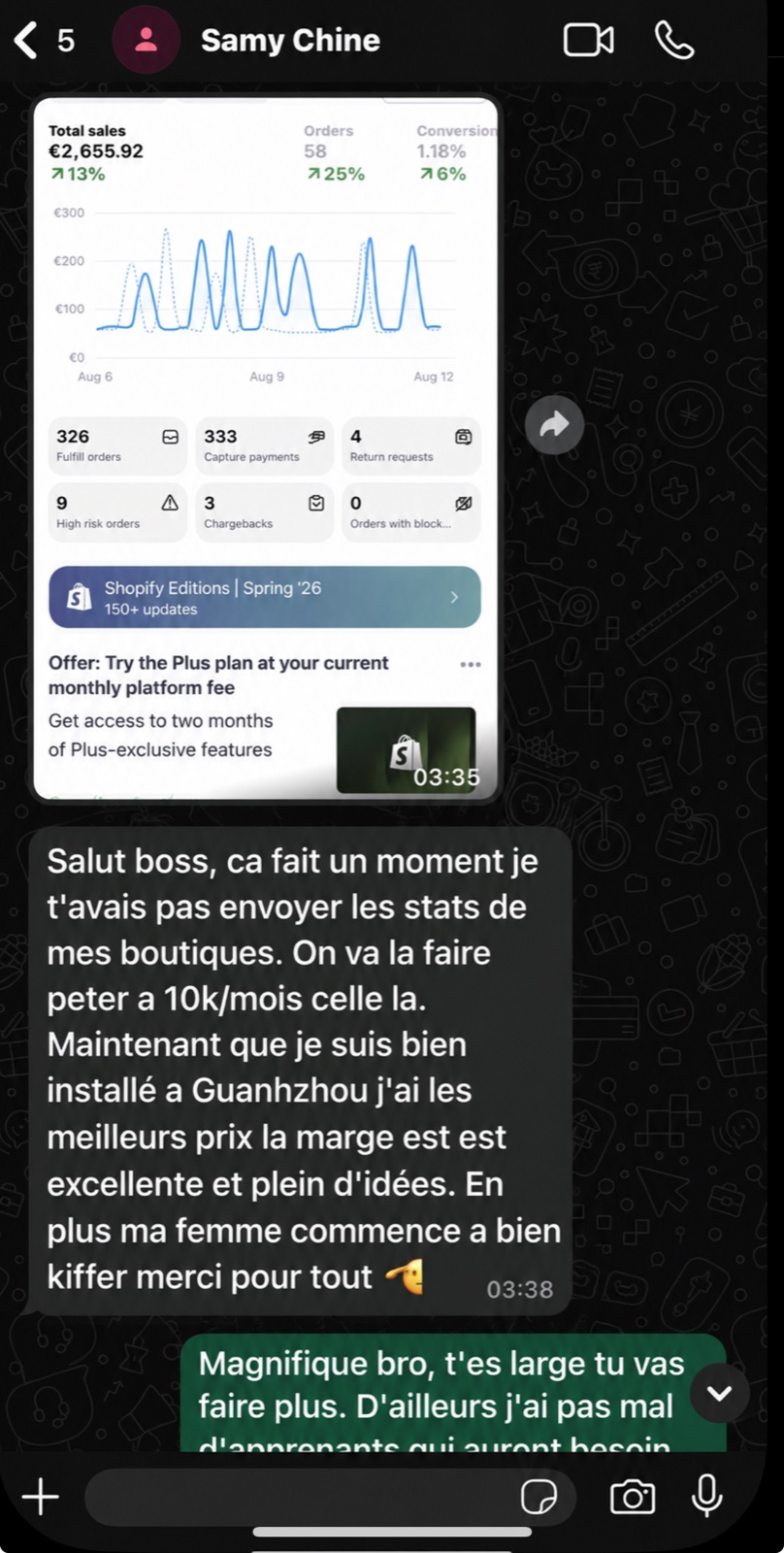 Résultats de Samy